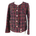 Chanel Tweed No Collar Jacket P73176
