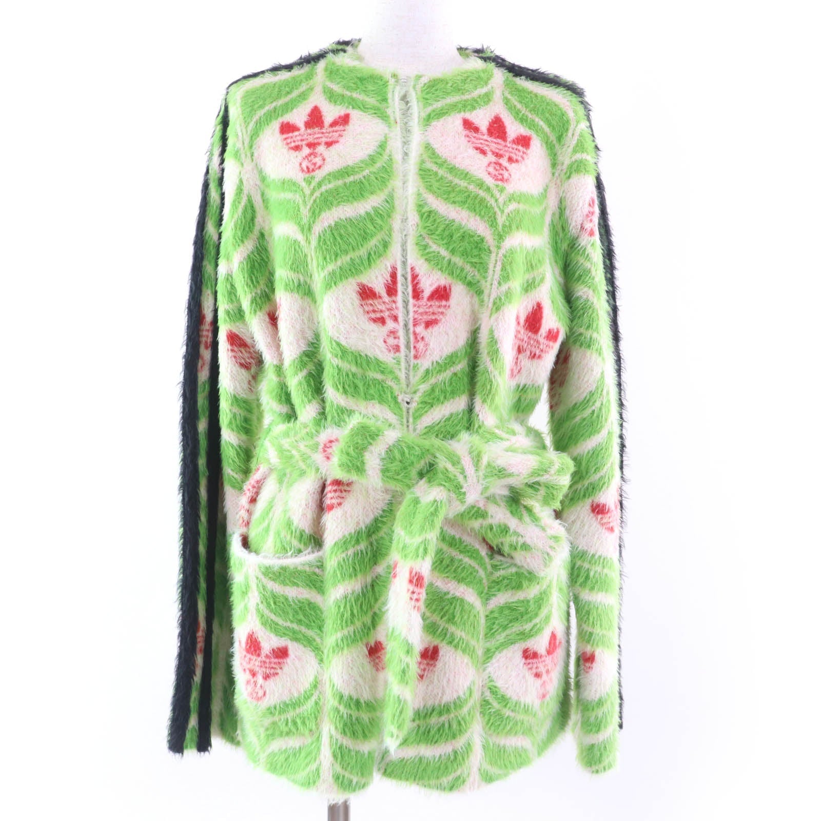 Gucci×adidas Trefoil Belted Coat Nylon Coat