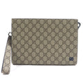 Gucci GG Supreme Canvas Clutch Bag