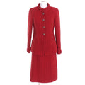 Chanel COCO Button Lace Cotton Tweed Two-piece Set