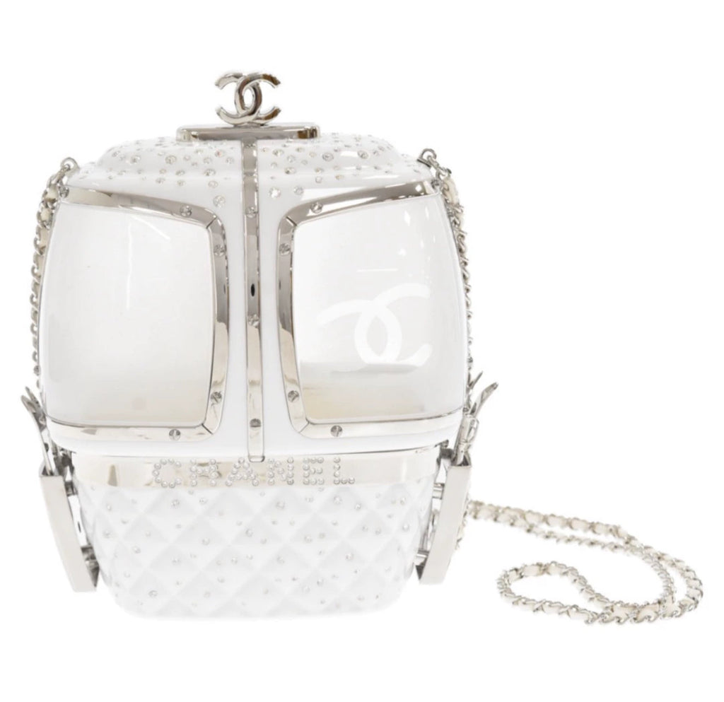 Chanel 19k Gondola Lift Minaudière Clutch Bag