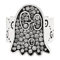 Sterling Silver Grey Diamond GucciGhost Ghost Ring 56 7.75