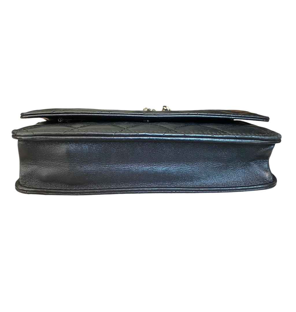 Chanel Black 2019 Classic Leather CC WOC