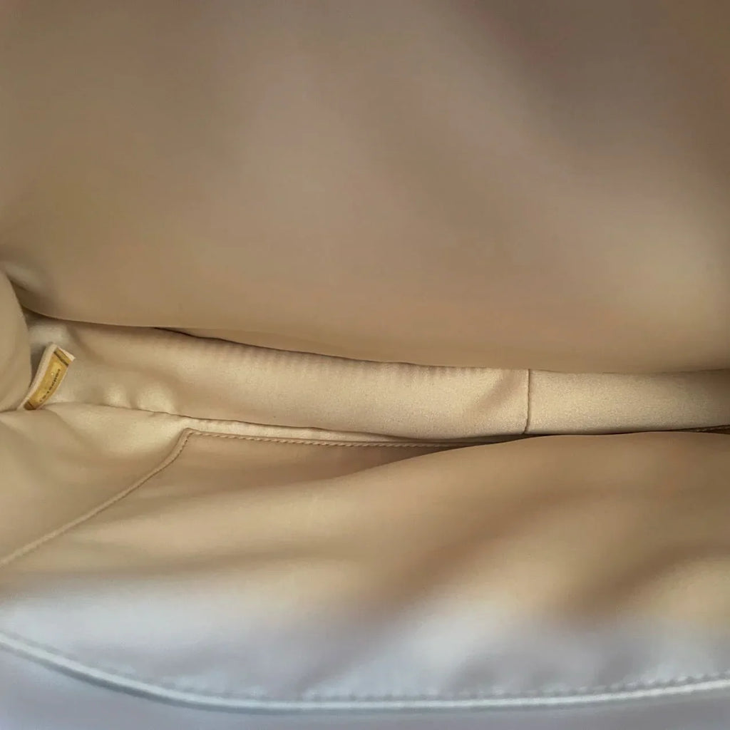 Chanel Beige Grand Shopping Tote GST Bag in Caviar Leather with gold Hardware