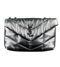 Saint Laurent Black Puffer Toy Lou Lou Shoulder Bag