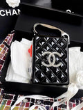 CHANEL MINAUDIÈRE LIMITED EDITION PLEXIGLASS TRAFFIC SILVER-TONE HARDWARE