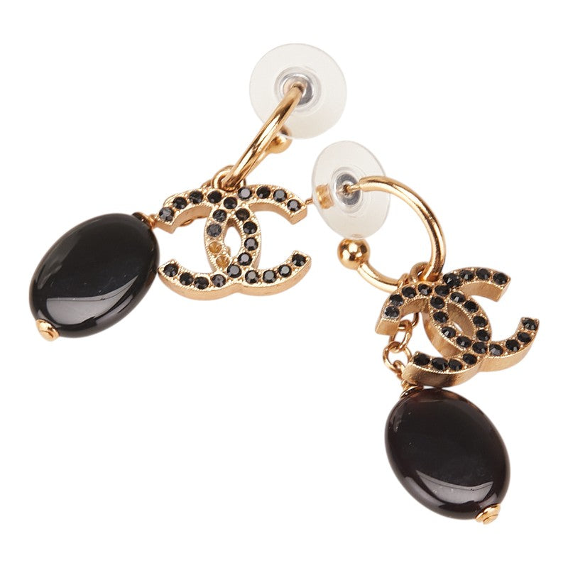 Chanel Coco Mark Rhinestone Earrings