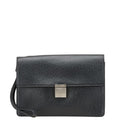 Louis Vuitton Selenga Taiga Leather Clutch Bag