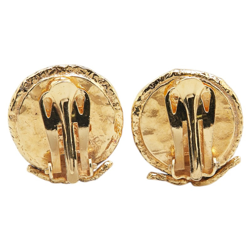 Chanel Ribbon Motif Earrings