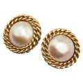 Chanel Vintage Pearl Earrings