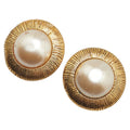 Chanel Round Earrings
