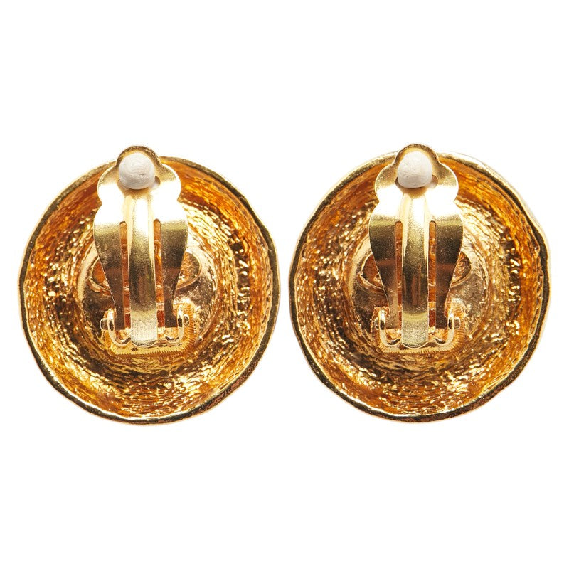 Chanel Round Earrings Pearl Earrings