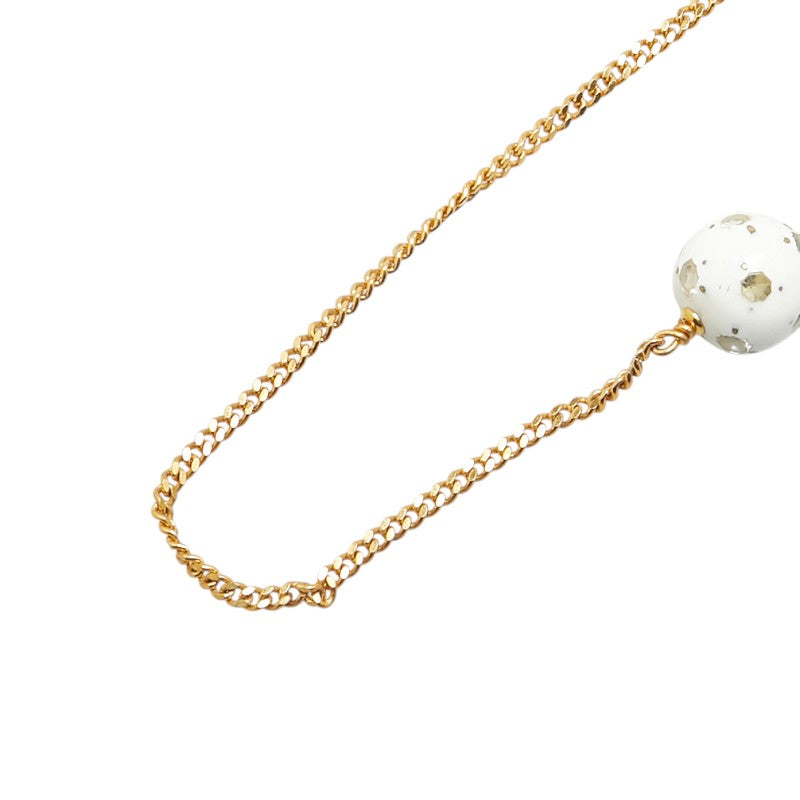 Chanel Coco Mark Soccer Ball Motif Necklace