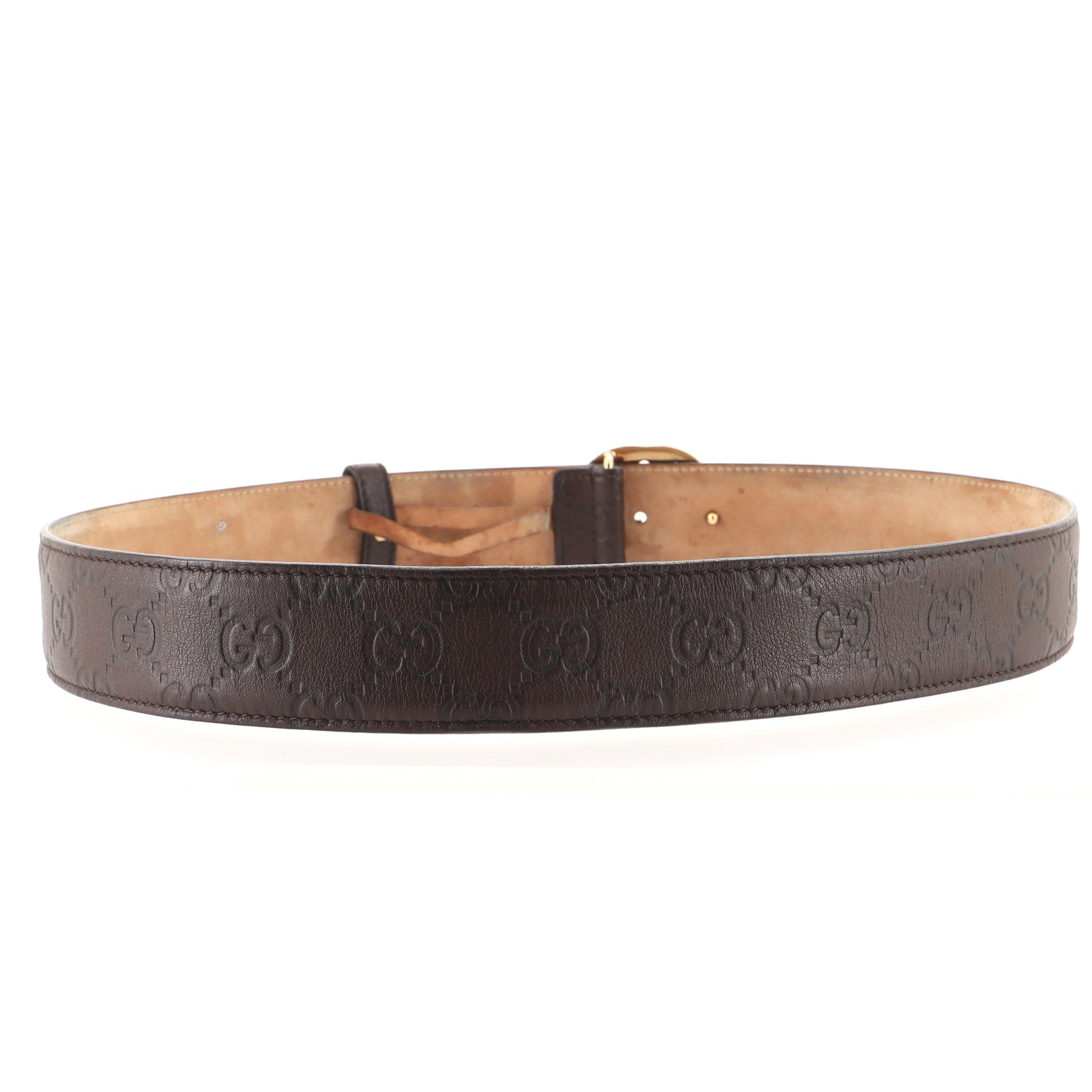 Interlocking G Belt Guccissima Leather Wide 85