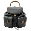 Gucci Bamboo Leather Backpack