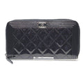Chanel Boy Chanel Patent Leather Long Wallet