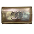 Chanel Coco Mark Leather Long Wallet