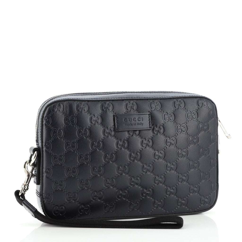 Wristlet Clutch Guccissima Leather