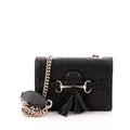 Emily Chain Strap Flap Bag Guccissima Leather Mini
