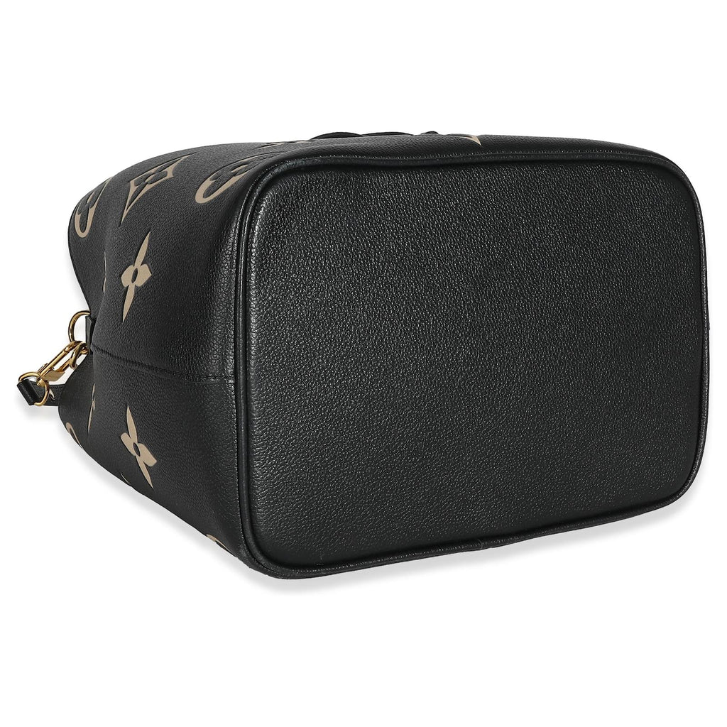 Louis Vuitton Monogram Empreinte Giant Néonoé MM Bucket Bag - Black