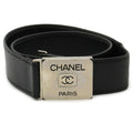 Chanel Coco Mark Leather Belt