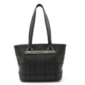 Chanel Leather Choco Bar Tote Bag