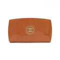 Chanel Patent Leather Coco Mark Long Wallet A47662