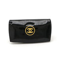 Chanel Patent Leather Makeup Long Wallet A47711