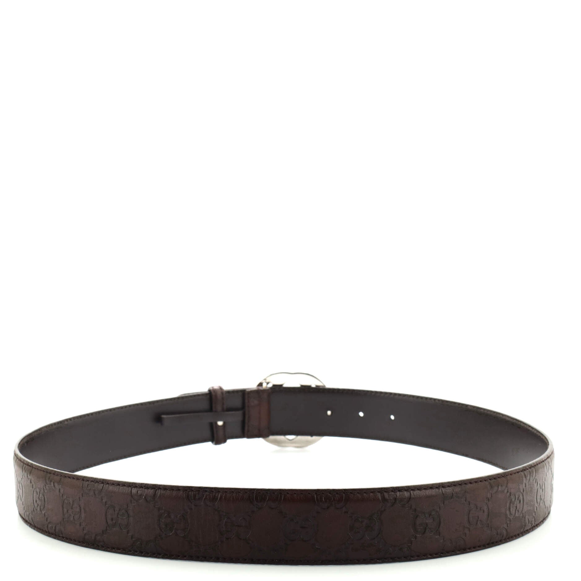 Interlocking G Belt Guccissima Leather Wide 100