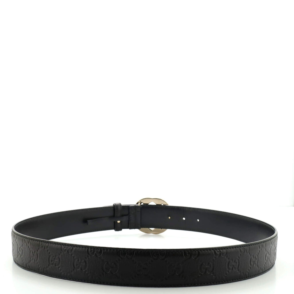 Interlocking G Belt Guccissima Leather Wide 100