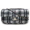 Chanel Nylon Tweed Print Coco Mark Chain Shoulder Bag Shoulder Bag
