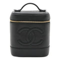 Chanel Coco Mark Caviar Skin Vanity Bag