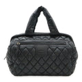Chanel Coco Cocoon Nylon Leather Handbag
