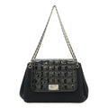 Chanel 2.55 Cotton Patent Leather Shoulder Bag