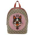 Gucci GG Supreme Canvas Leather Backpack