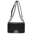Chanel Boy Chanel Matelasse Calfskin Shoulder Bag