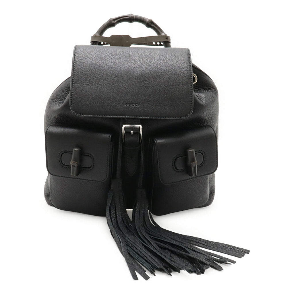 Gucci Bamboo Leather 2way Backpack