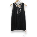 Chanel Sports Line Coco Mark Open Knit Mesh Tank Top
