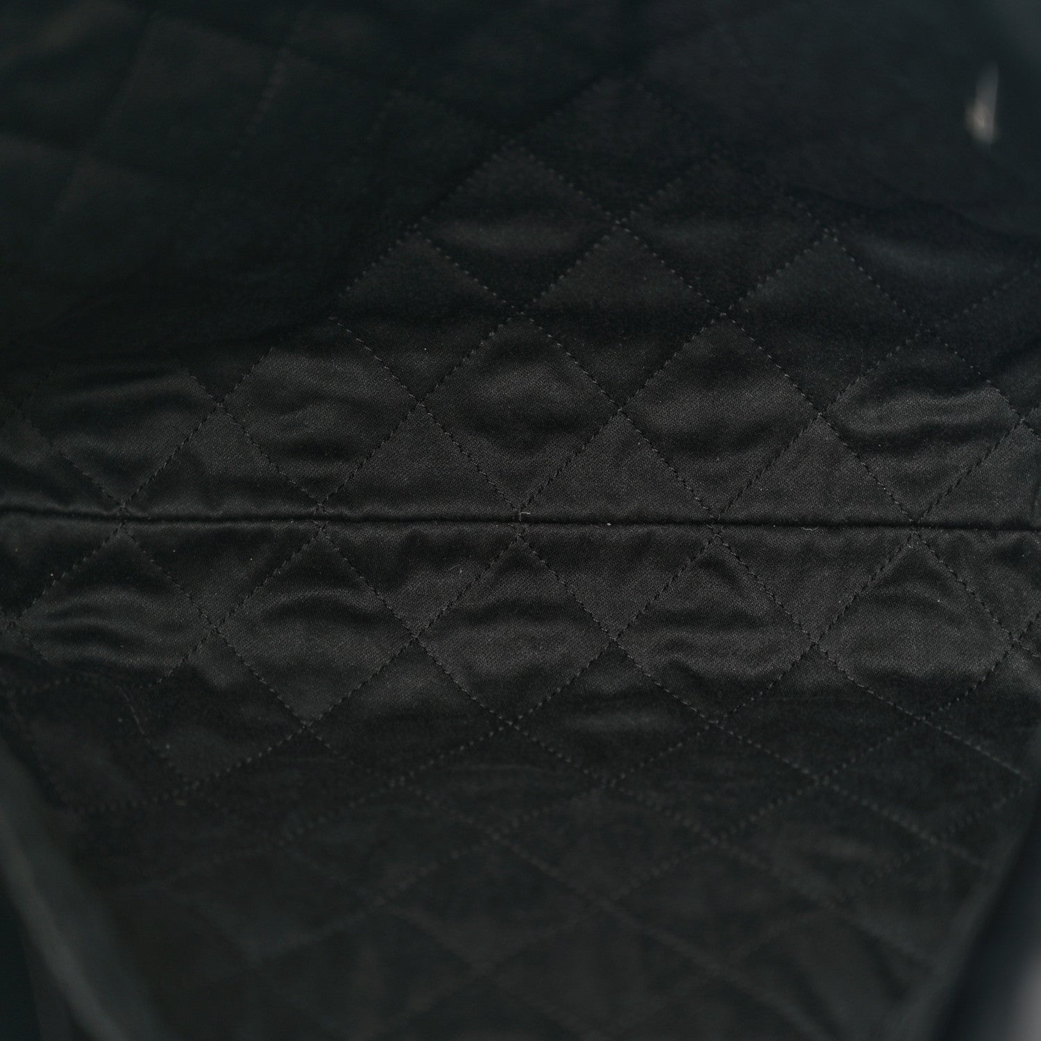 Shiny Calfskin Quilted Small Chanel 22 Black