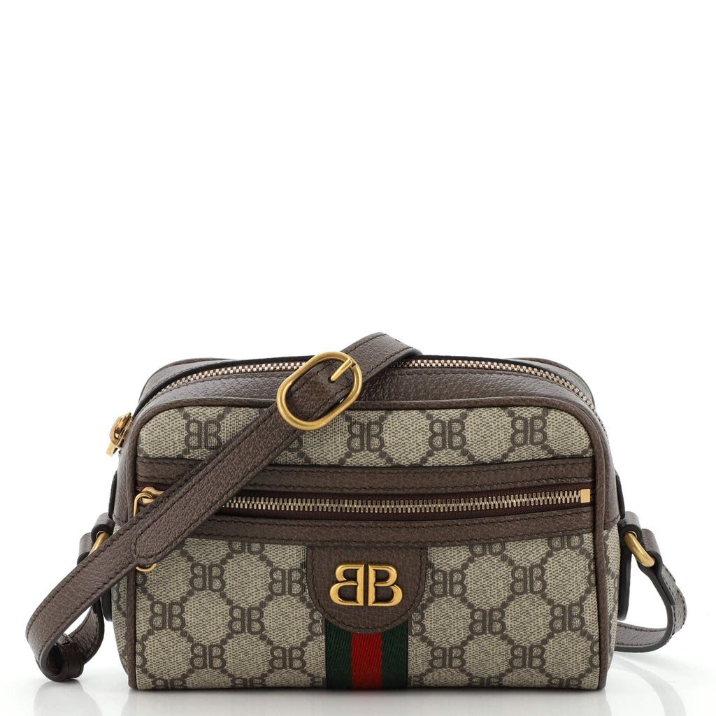 x Gucci The Hacker Project Camera Bag Coated Canvas Mini