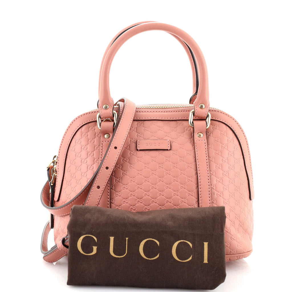 Convertible Dome Satchel (Outlet) Microguccissima Leather Mini