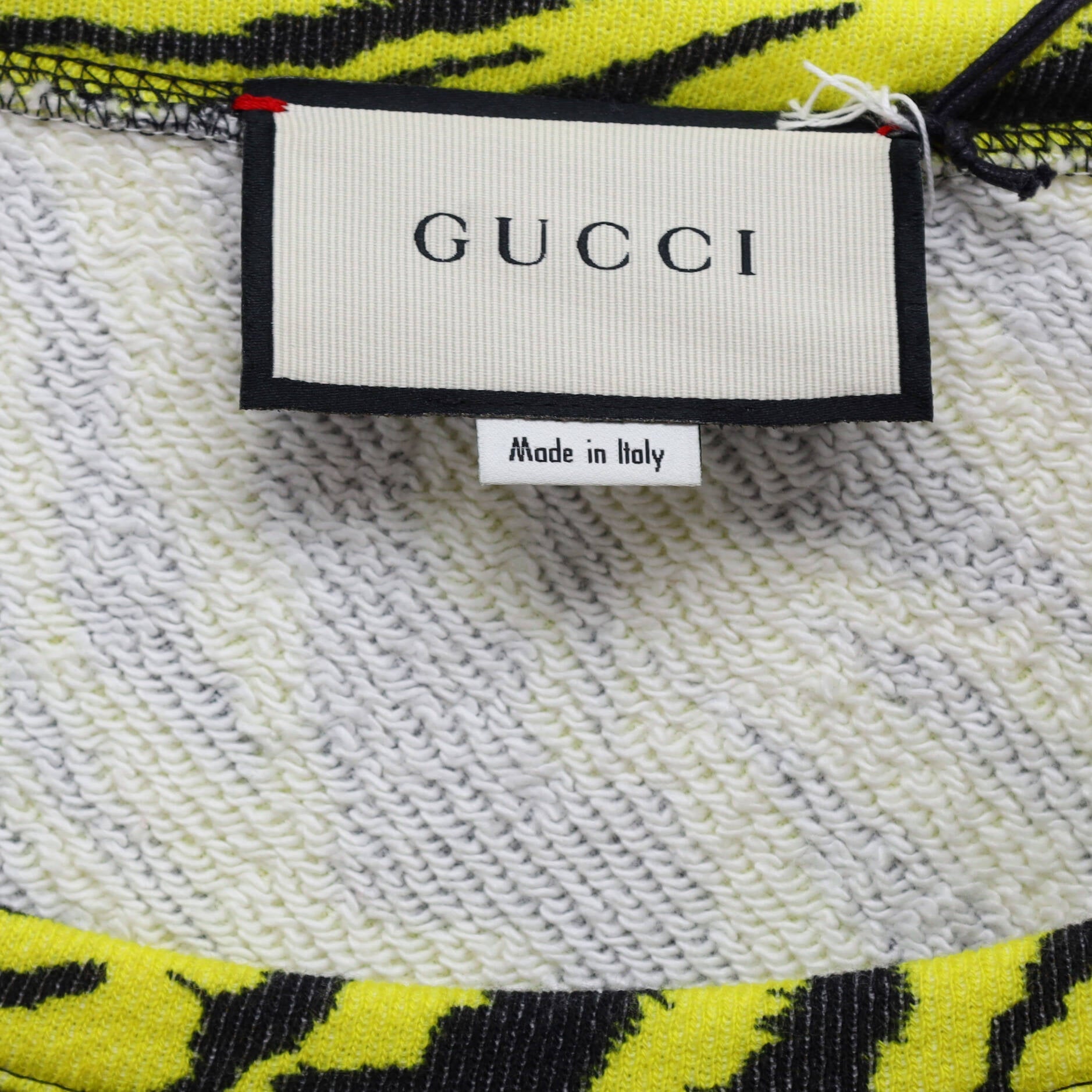 Men's Metal Guccify Crew Neck Sweatshirt Printed Cotton