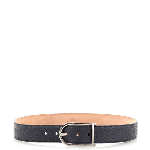 Buckle Belt Guccissima Leather Wide 90