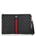 x Gucci The Hacker Project Web Wristlet Clutch BB Canvas