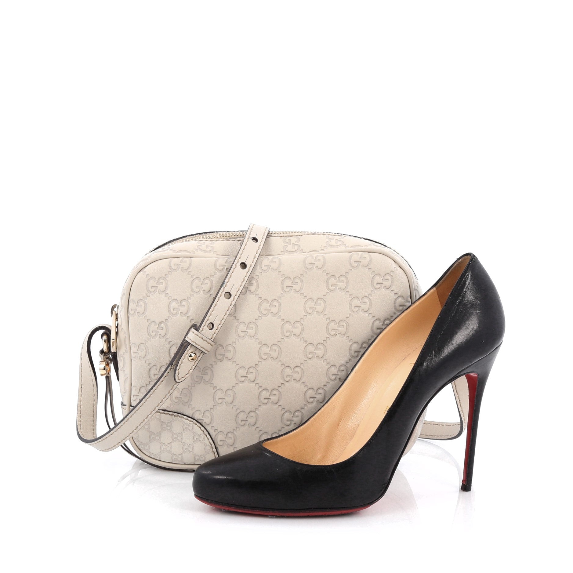Bree Disco Crossbody Bag Guccissima Leather Mini