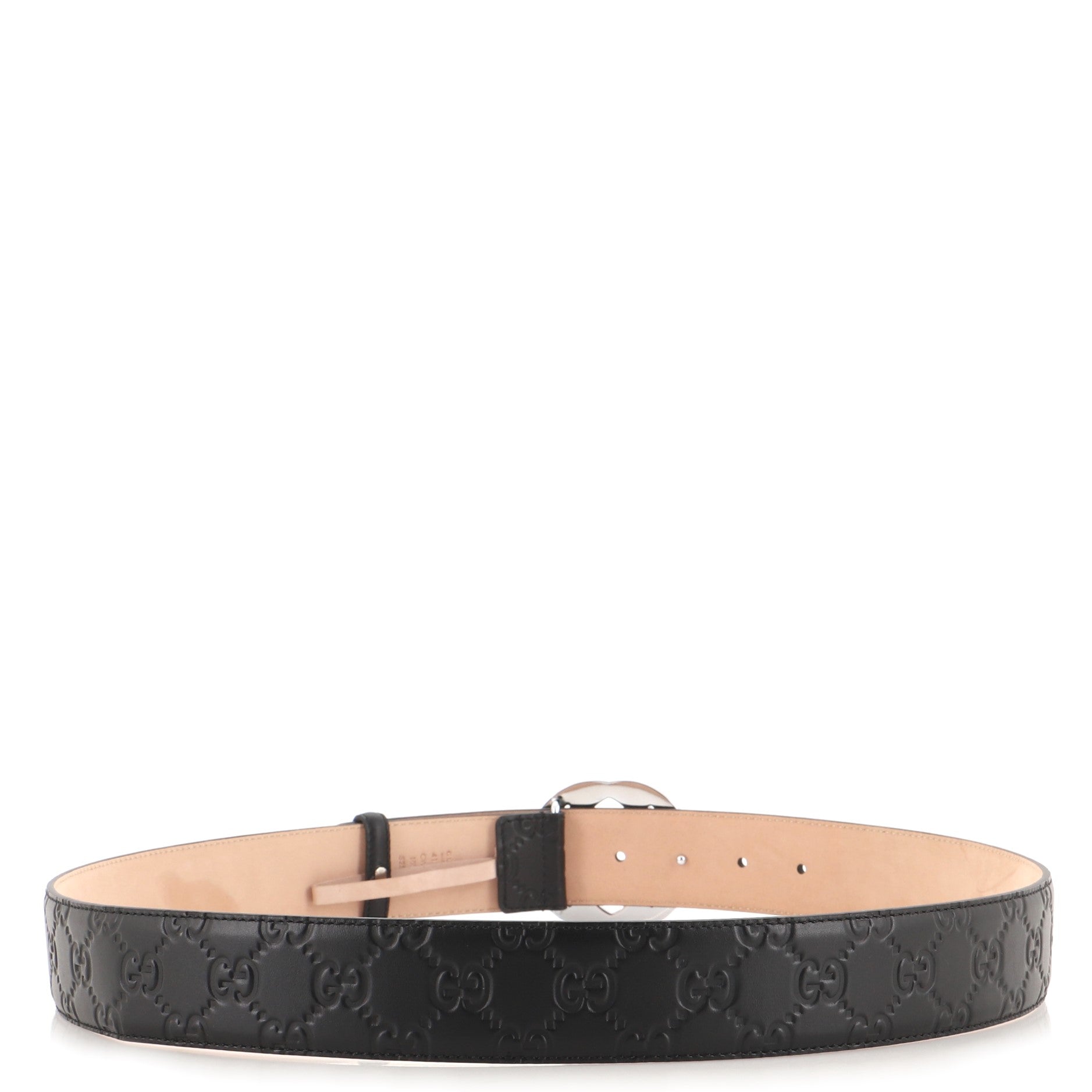 Interlocking G Belt Guccissima Leather Wide 100
