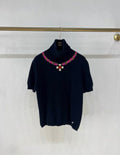 Chanel 23N coco neige cashmere top size 38