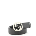 Interlocking G Belt Guccissima Leather Wide 80