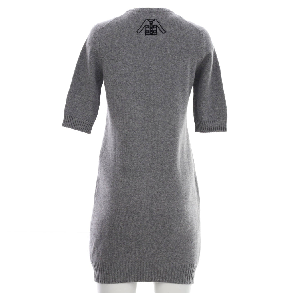 Women's Chanel Jacket Symbol Sweater Dress Cashmere