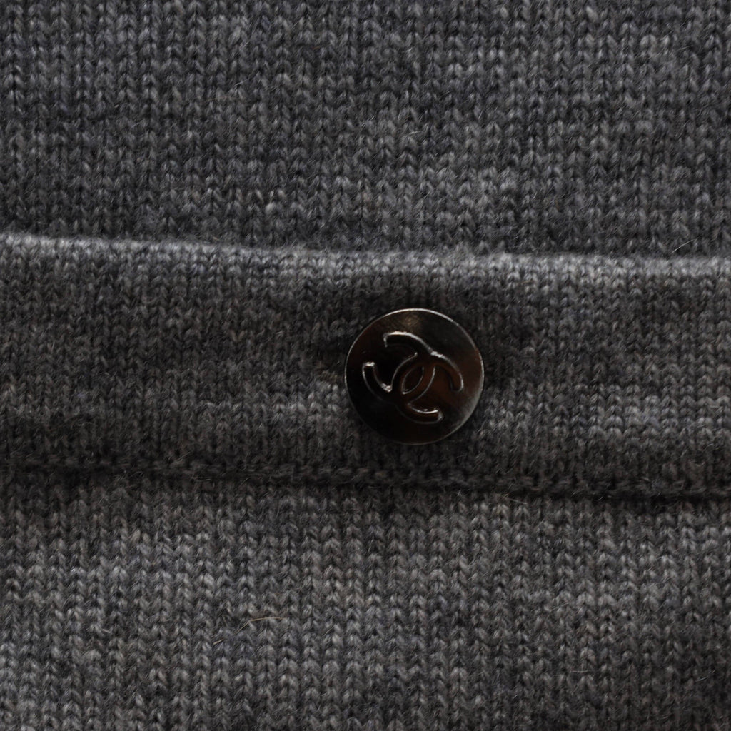 Women's Chanel Jacket Symbol Sweater Dress Cashmere